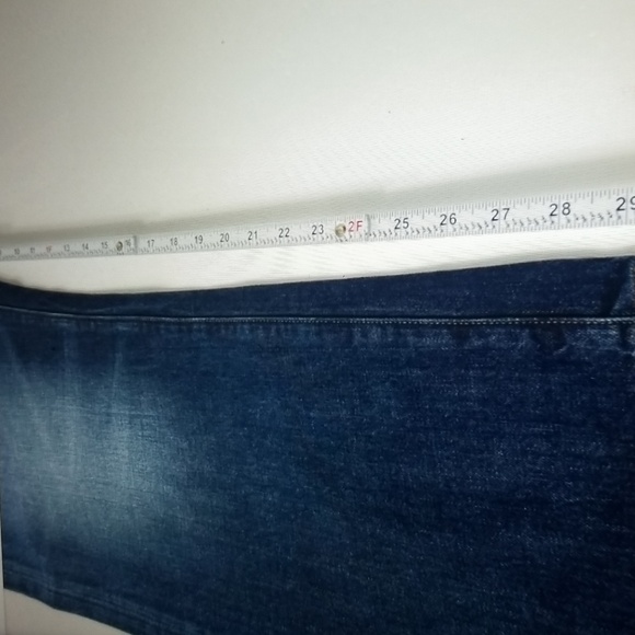 👖TOMMY HILFIGER RELAXED FIT 38X30 DARK BLUE DENIM JEANS👖 - Picture 5 of 12